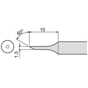 太洋電機 グット goot グット PX-60RT-1.5C 替こて先 RX7/PX5 6/CXR3 4系用 goot 太洋電機