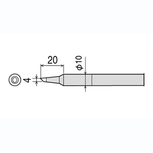 太洋電機 グット goot グット CXR-80RT-4C 替こて先 CX/CXR-60/80用 goot 太洋電機