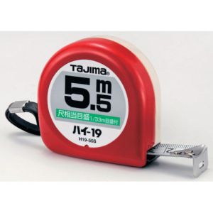 タジマ TAJIMA タジマ H1955SBL ハイ-19 5.5m 尺相当目盛付 ブリスター