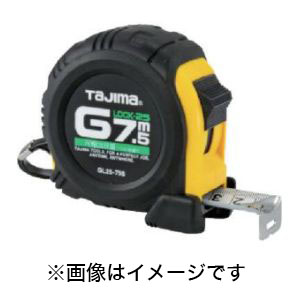 タジマ TAJIMA タジマ GL25-75SBL Gロック-25 7.5m 尺相当目盛付