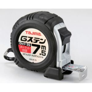 タジマ TAJIMA タジマ GSL2575BL Gステンロック-25 7.5m メートル目盛