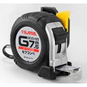 タジマ TAJIMA タジマ SFGSL25-75BL セフコンベ Gステンロック-25 7.5m メートル目盛