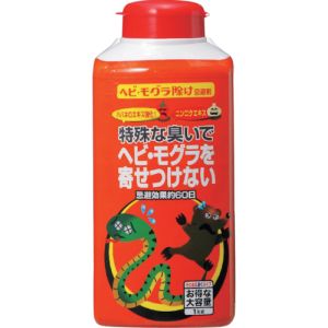 トヨチュー トヨチュー 357135 ヘビ モグラ除け忌避剤1kg 粒タイプ