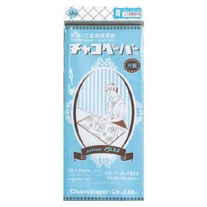 チャコペーパー チャコペーパー チャコペーパー 片面 大 青 70ｘ28cm A-3