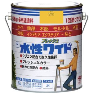 ニッぺ ニッぺ HTA104-1.6 水性フレッシュワイド 1.6L イエロー
