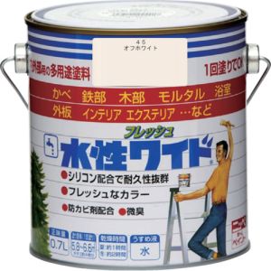 ニッぺ ニッぺ 4976124026515 水性フレッシュワイド 0.7L オフホワイト HTA125-0.7