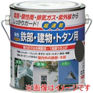 ニッぺ ニッぺ HUB119-0.7 油性鉄部･建物･トタン用 0.7L ツヤナシブラック