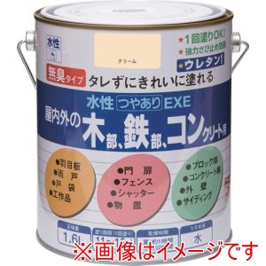 ニッぺ ニッぺ HSU104-1.6 水性つやありEXE 1.6L クリーム