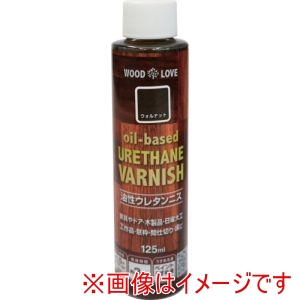 ニッぺ ニッぺ 300N044-125 油性ウレタンニス 125ml ウォルナット