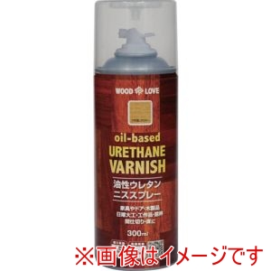 ニッぺ ニッぺ 300T007-300 油性ウレタンニススプレー 300ml つや消しクリヤー