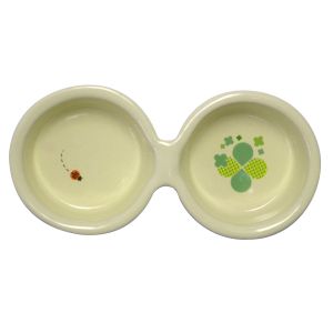 三晃商会 SANKO 三晃商会 ハッピーディッシュ ダブル フクロモモンガ シマリス ハムスター 食器