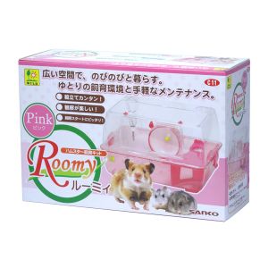 三晃商会 SANKO 三晃商会 ルーミィ ピンク ハムスター ケージ