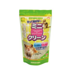 三晃商会 SANKO 三晃商会 吸って固まる ミニクリーン 800g ハムスター リス トイレ 砂