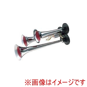 ジェットイノウエ JET INOUE  ジェットイノウエ 505847 YN-670L ヤンキー3連ホーン 350mm 24V