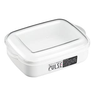 エンテック ENTEC エンテック パルス レンジ容器 角 ホワイト PL-1001W