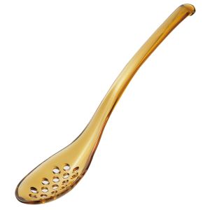 エンテック ENTEC エンテック トライタン スリム レンゲスプーン 穴あき アンバー 107THA
