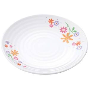 エンテック ENTEC エンテック メラミン食器 花束 ブーケ 丸皿 中 BU-13