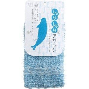 マーナ MARNA マーナ どうぶつタオル しゃりしゃりあざらし ボディタオル ライトブルー B391