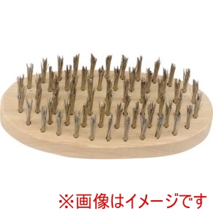 イチネンアクセス ストロングツール イチネンアクセス 11797 木柄ワイヤーブラシ 小判型 ステンレス線 線径0.3mm