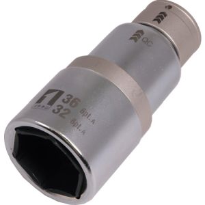 イチネンMTM ミツトモ 19848 QCソケット ダブル 32/36mm 6角 イチネンMTM