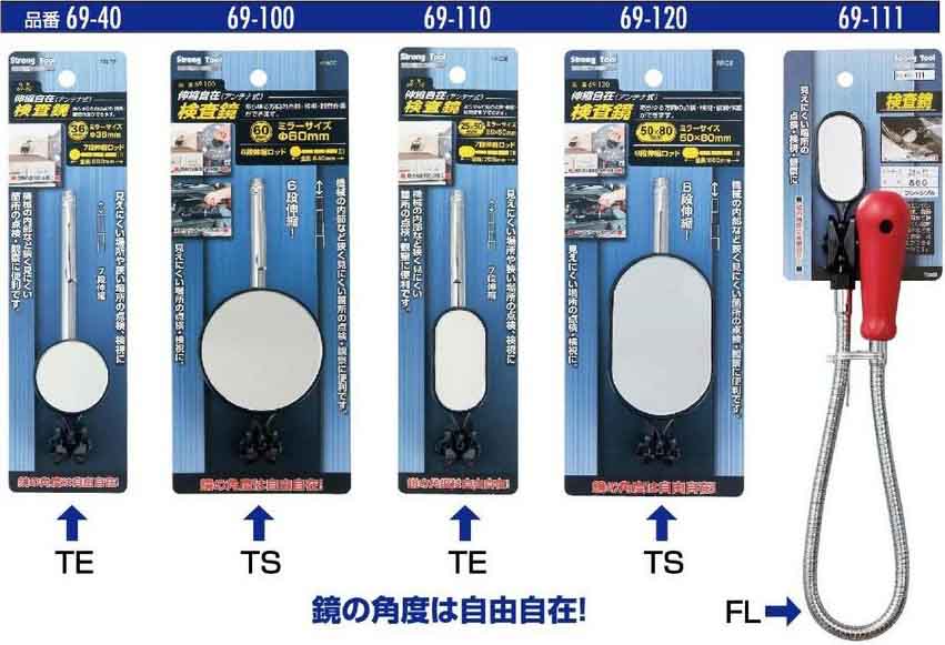  イチネンMTM ミツトモ 検査鏡 60mm鏡 No69-100 イチネンMTM