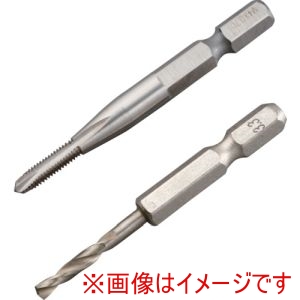 イチネンアクセス ミツトモ イチネンアクセス 22261 六角軸ポイントタップ M4×0.7mm 3.3mm下穴ドリル付