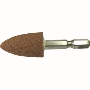 イチネンMTM ミツトモ 27805 六角軸 軸付砥石 金属用 WA 砲弾型 φ18×31mm イチネンMTM