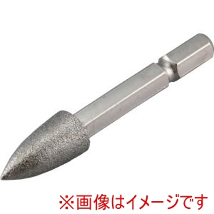 イチネンアクセス RELIEF イチネンアクセス 27931 六角軸 ダイヤモンド砥石 コーン型 φ10×20