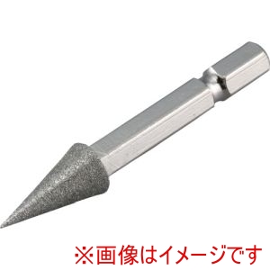 イチネンアクセス RELIEF イチネンアクセス 27933 六角軸 ダイヤモンド砥石 円錐型 φ10×16