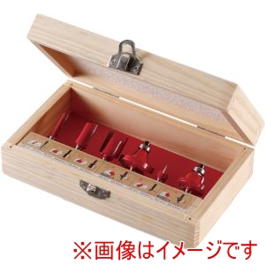 イチネンアクセス RELIEF イチネンアクセス 30660 6本組 超硬刃トリマービット