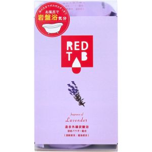 ヘルス ヘルス 遠赤外線炭酸浴 REDTAB 溶岩パウダー配合 ラベンダーの香り 50g×6錠入