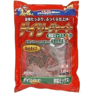 ドギーマンハヤシ DoggyMan ドギーマン デイリージャーキー野菜ミックスカットタイプ 1.6kg