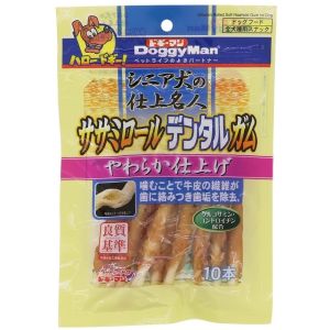 ドギーマンハヤシ DoggyMan ドギーマン シニア犬の仕上名人 ササミロールデンタルガム 10本