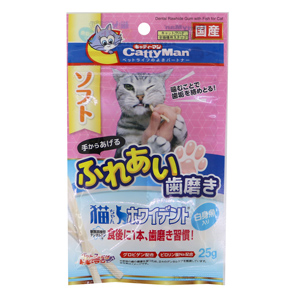 ドギーマンハヤシ DoggyMan ドギーマン 猫ちゃんホワイデント 白身魚入り 25g