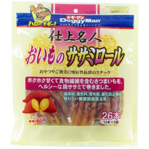 ドギーマンハヤシ DoggyMan ドギーマン 仕上名人 おいものササミロール 26本 13本×2袋 犬 おやつ