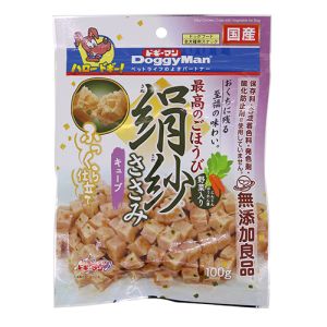 ドギーマンハヤシ DoggyMan ドギーマン 絹紗 キューブ 野菜入り 100g 犬 おやつ