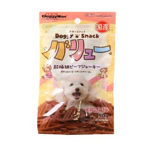 ドギーマンハヤシ DoggyMan ドギーマン ドギースナックバリュー 超極細ビーフ ジャーキー  50g 2085710