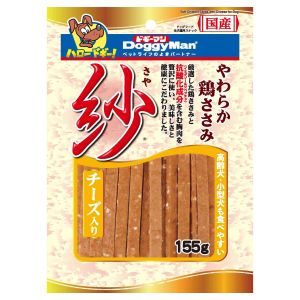 ドギーマンハヤシ DoggyMan ドギーマン 紗チーズ入り 155g 2086130