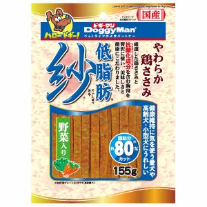 ドギーマンハヤシ DoggyMan ドギーマン 低脂肪紗野菜入り 155g 2086180