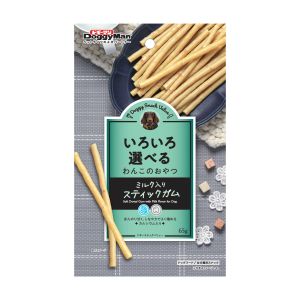 ドギーマンハヤシ DoggyMan ドギーマンハヤシ ドギースナックバリュー ミルク入りスティックガム 65g