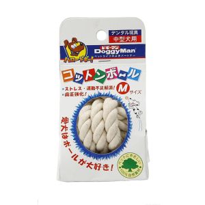 ドギーマンハヤシ DoggyMan ドギーマン コットンボール M 中型犬用 犬 おもちゃ