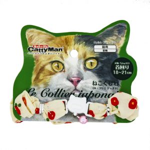 ドギーマンハヤシ DoggyMan ドギーマン ねこくびわ ル コリエ ジャポネ シュシュ 椿 LC311