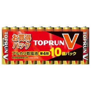 富士通 FDK FDK アルカリ乾電池 単4形 10個パック LR03 10S TOPV2
