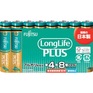 富士通 FDK 富士通 LR03LP アルカリ乾電池単4 Long Life Plus 8個パック