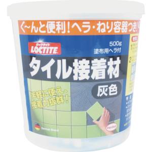 ヘンケルジャパン Henkel ロックタイト DTS-500 タイル用接着材 灰色 500g