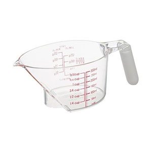パール金属 ナチュラル ユニバーサルメジャーカップ300ml(ホワイト)   C-521