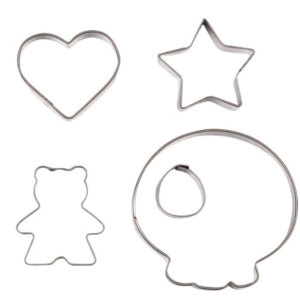 パール金属 Pearl パール金属 クッキー抜き型 4P 4種 D-6154