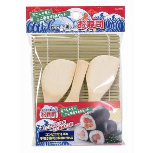 パール金属 Pearl パール金属 おウチで楽しい ミニ巻きす 3枚 ミニしゃもじ 3本 セット D-6772