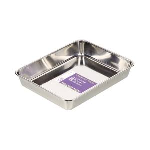 パール金属 パール金属 18-8 ステンレス製 角バット 12枚取 325×255mm H-7503