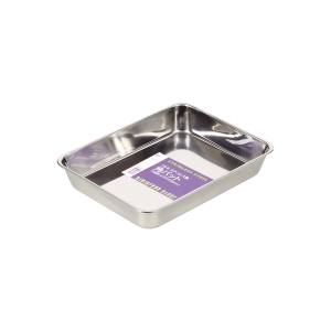 パール金属 パール金属 18-8 ステンレス製 角バット 18枚取 270×205mm H-7505